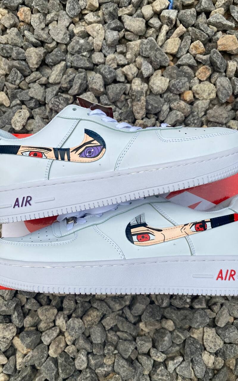 Itachi x Sasuke eye custom Air force 1