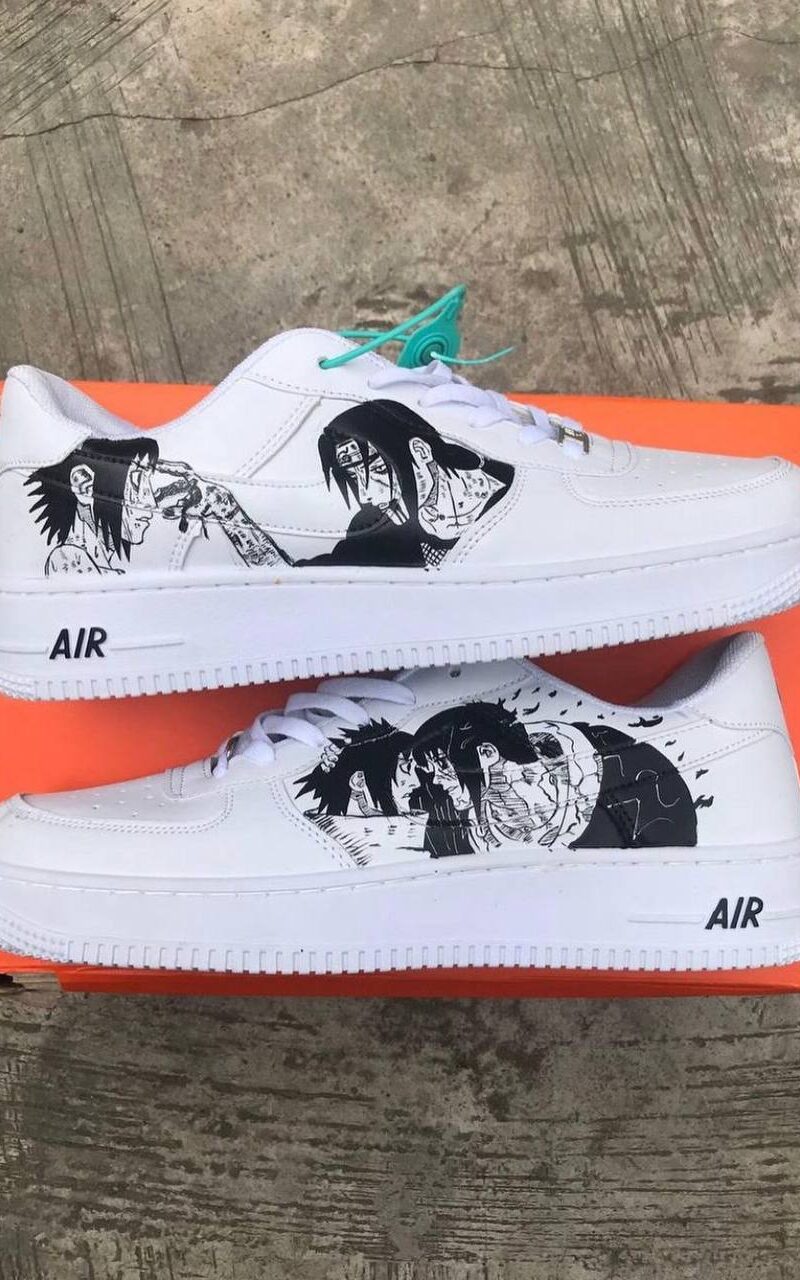 Itachi’s final battle style custom Air Force 1