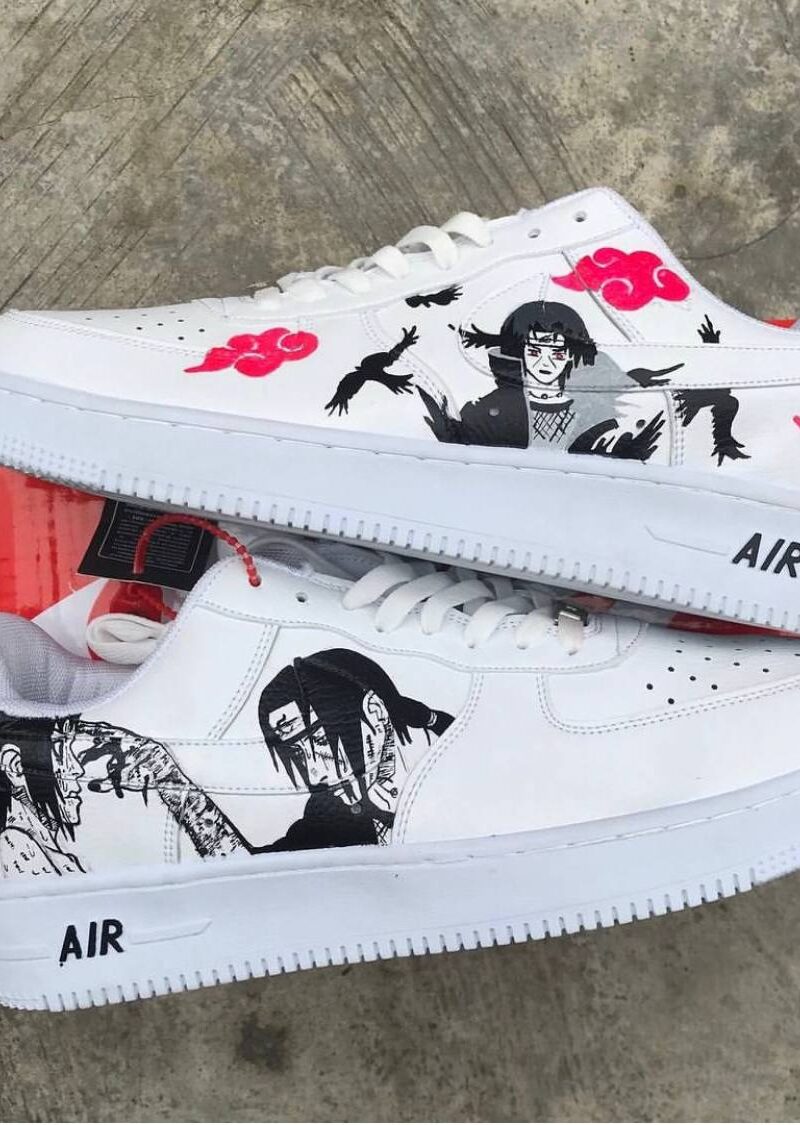 Itachi x Sasuke Red cloud custom Air Force 1