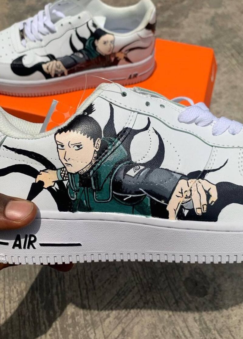Shikamaru shadow custom Air Force 1