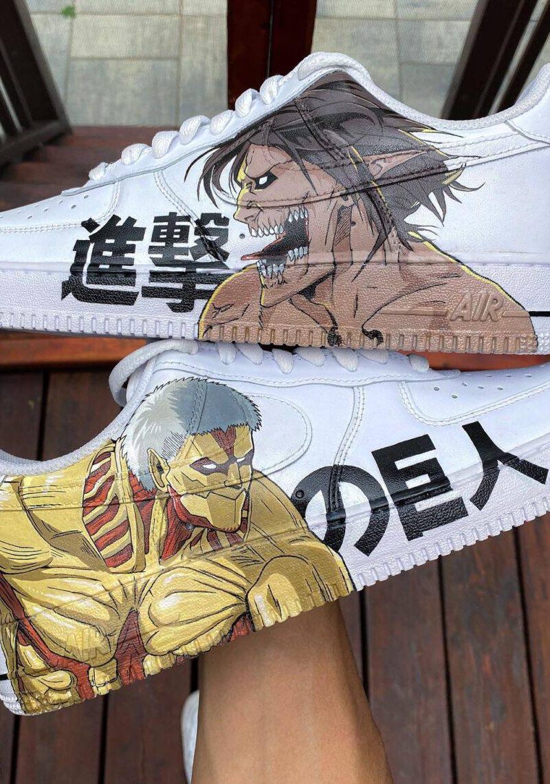 Attack titan x Armored Titan custom Air force 1