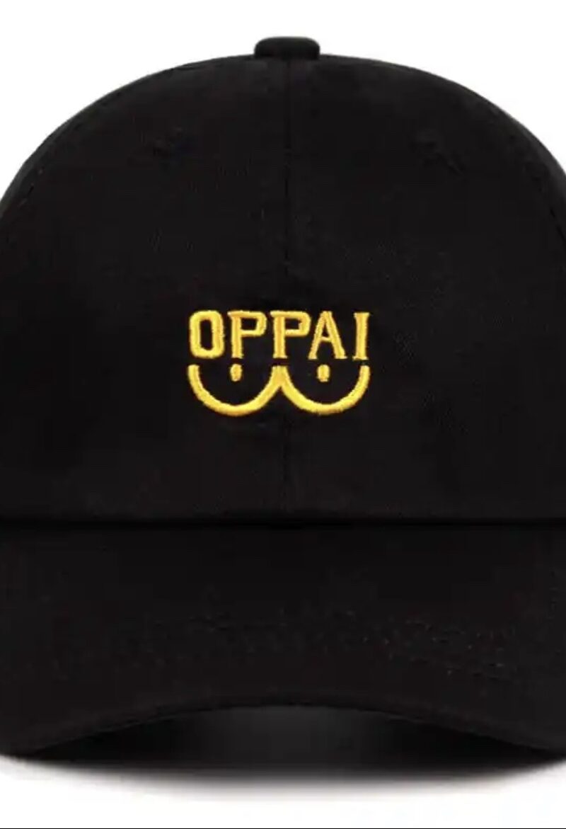 Oppai Embroidery Baseball cap