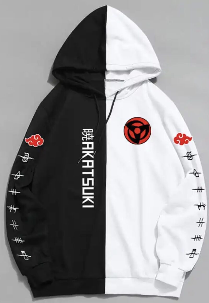 Sharingan Akatsuki B/W Hoodie