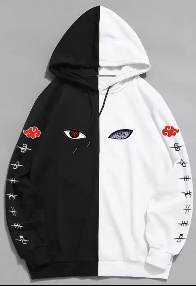 Sasuke Eyes B/W Hoodie