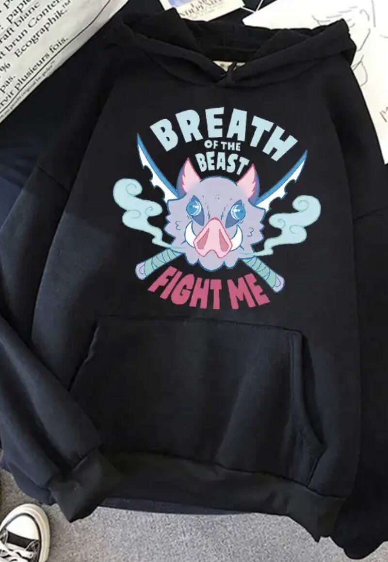 Inosuke Beast breathing Hoodie