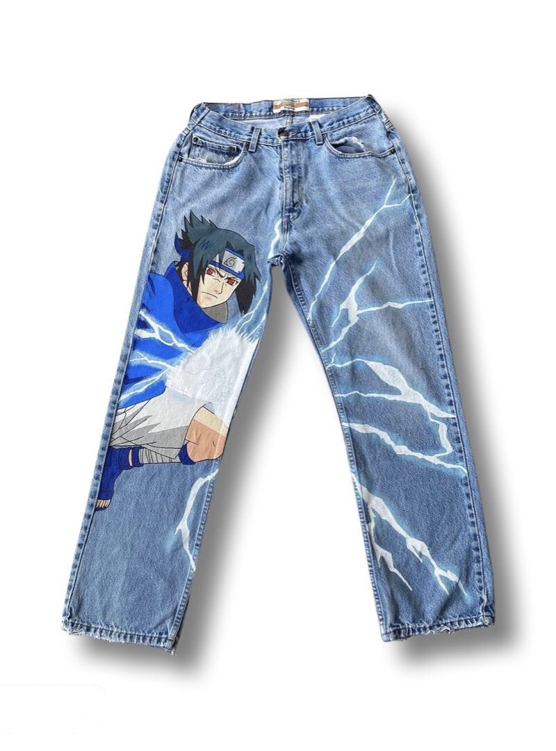 Sasuke Chidori Custom Jeans