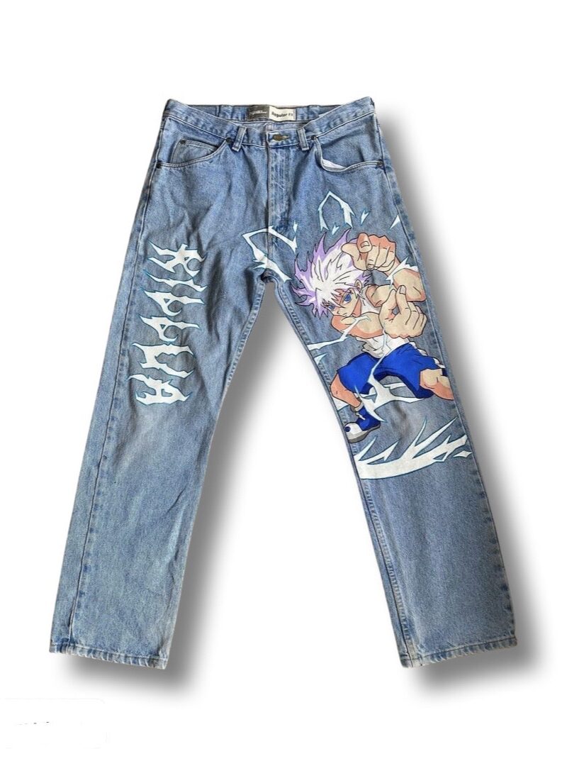 Killua Lightning Custom Jeans