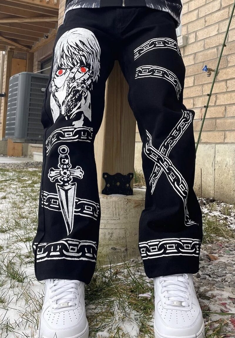 Kurapika Judgement Chain Custom Jeans
