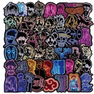 Anime Neon Stickers