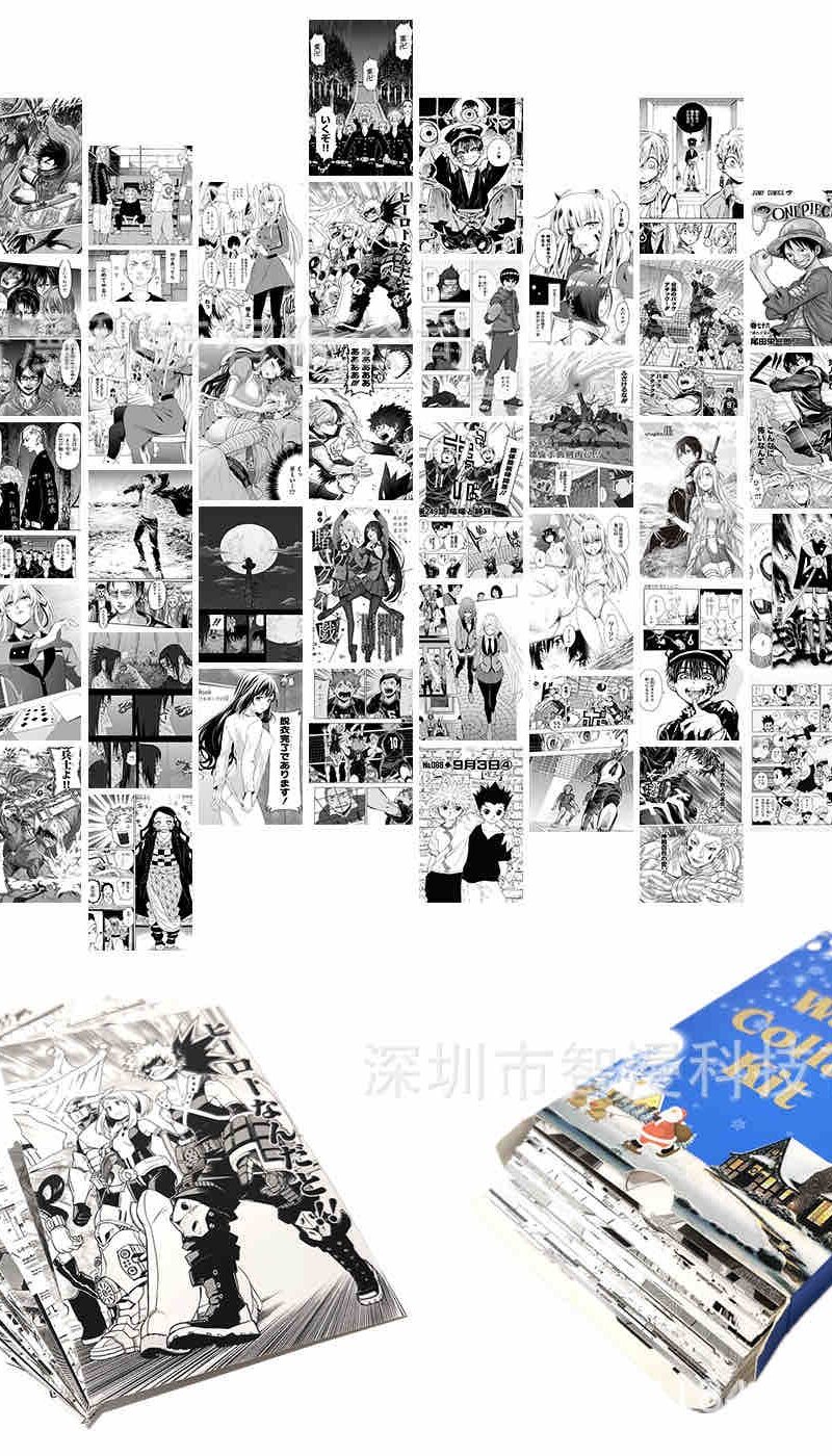 Manga postcards A