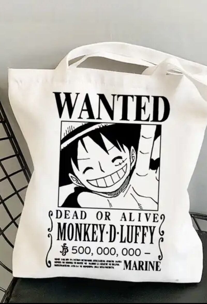 Luffy Wanted poster Totebag