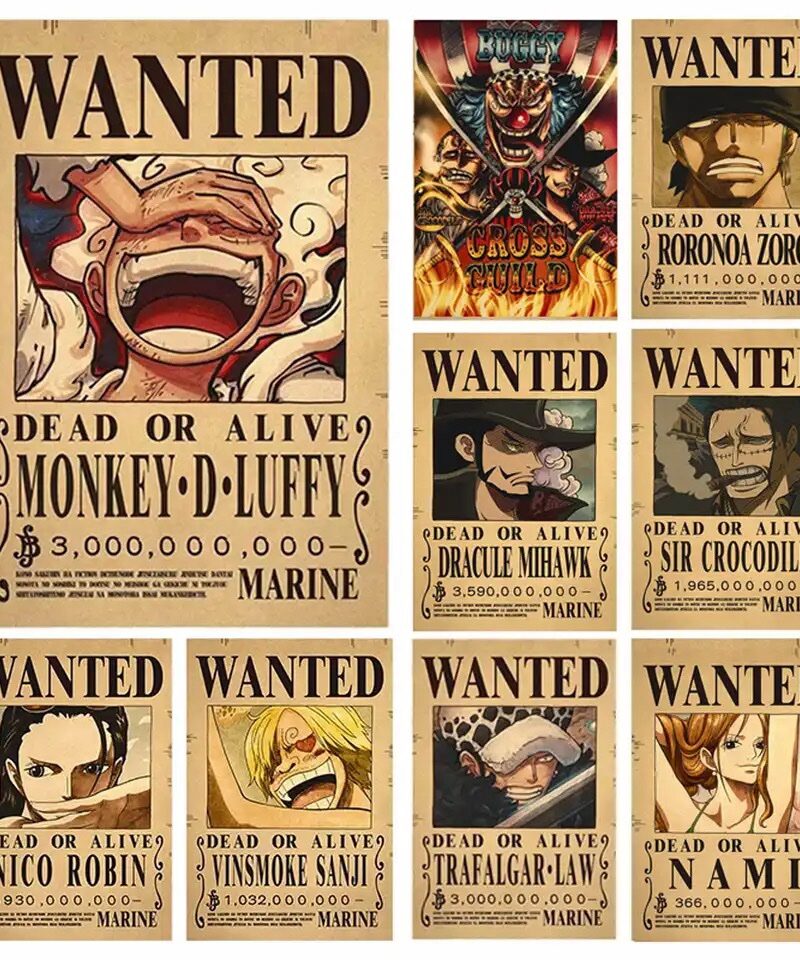 Straw Hats Bounty Posters [10-In-1 Set]