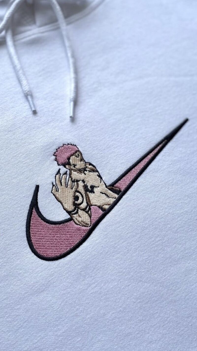 Sukuna x Nike Embroidery Hoodie 01
