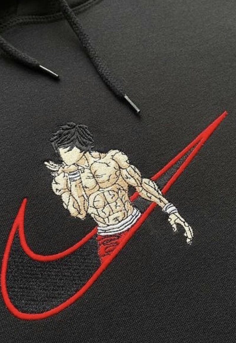Baki x Nike Embroidery Hoodie