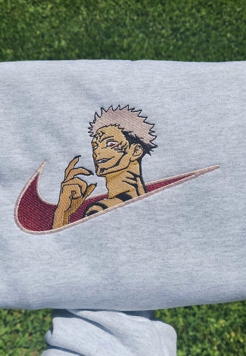Sukuna x Nike Embroidery Hoodie 02