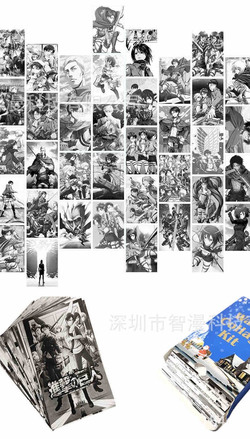 Attack on titan Manga postcards