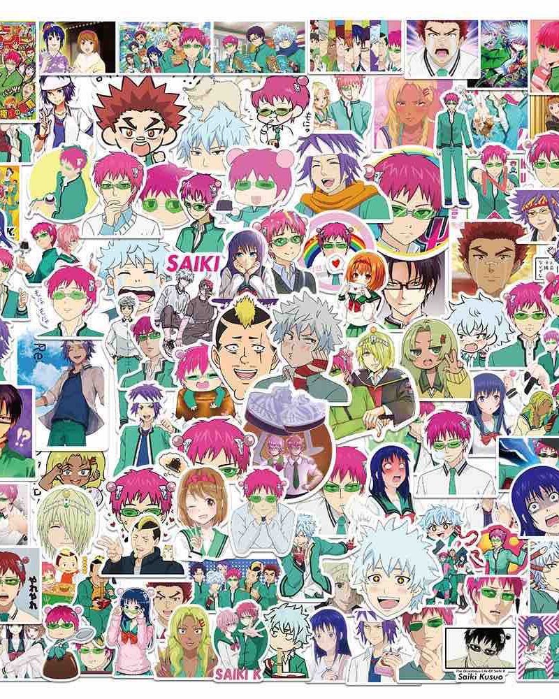Disastrous Life of Saiki K Stickers