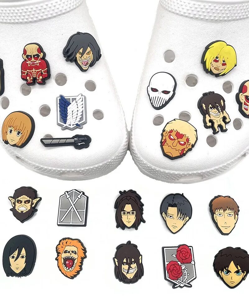 Attack on Titan Crocs Charms