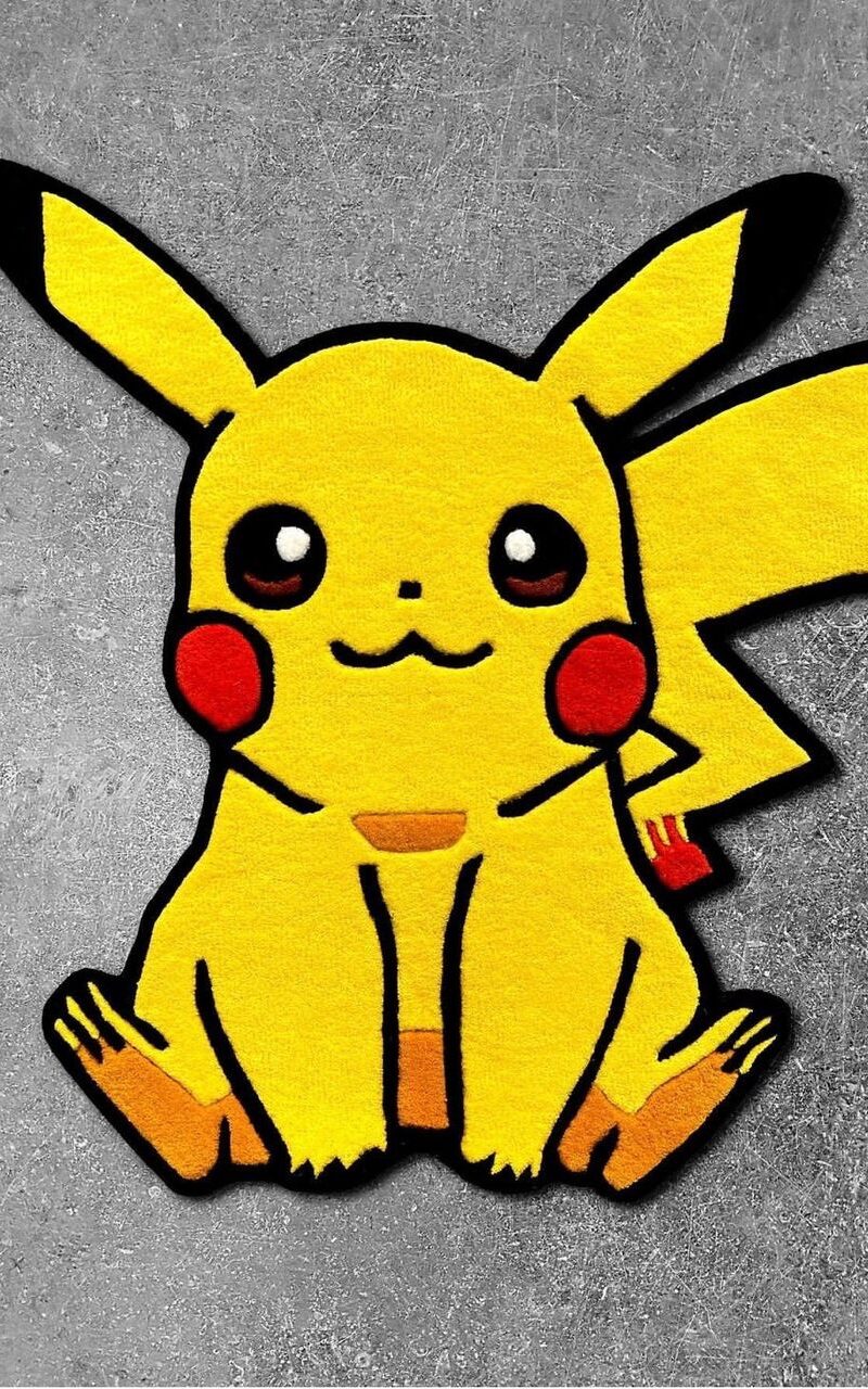 Pikachu Pokemon Custom Rug