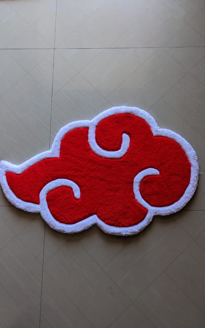 Akatsuki Red Cloud Custom Rug