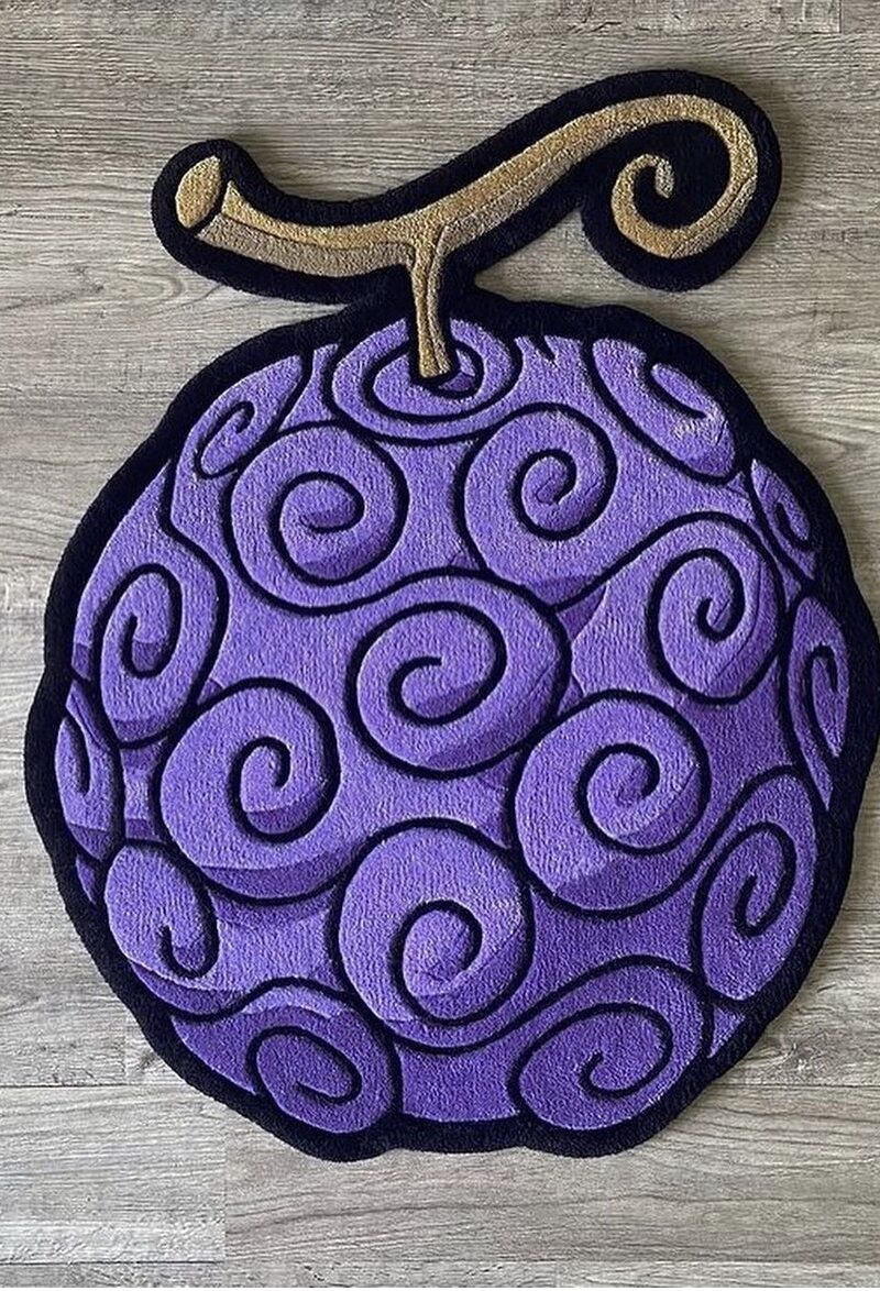 Luffy Devil Fruit Custom Rug
