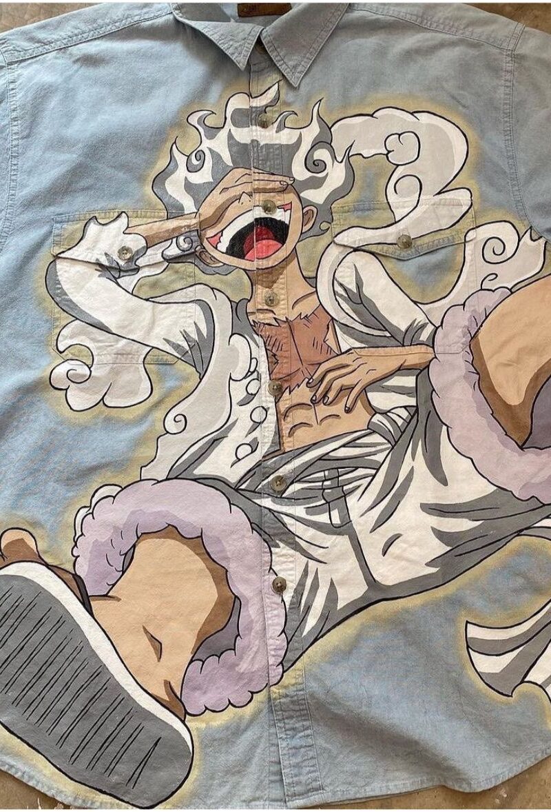 Luffy Gear 5 Hand painted Tee