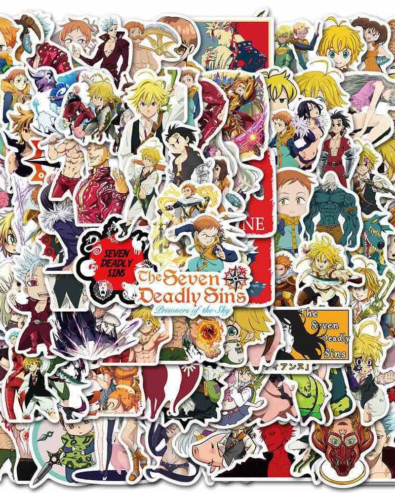 Seven deadly Sins Stickers
