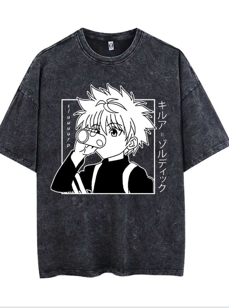 Killua Acid Wash T-shirt