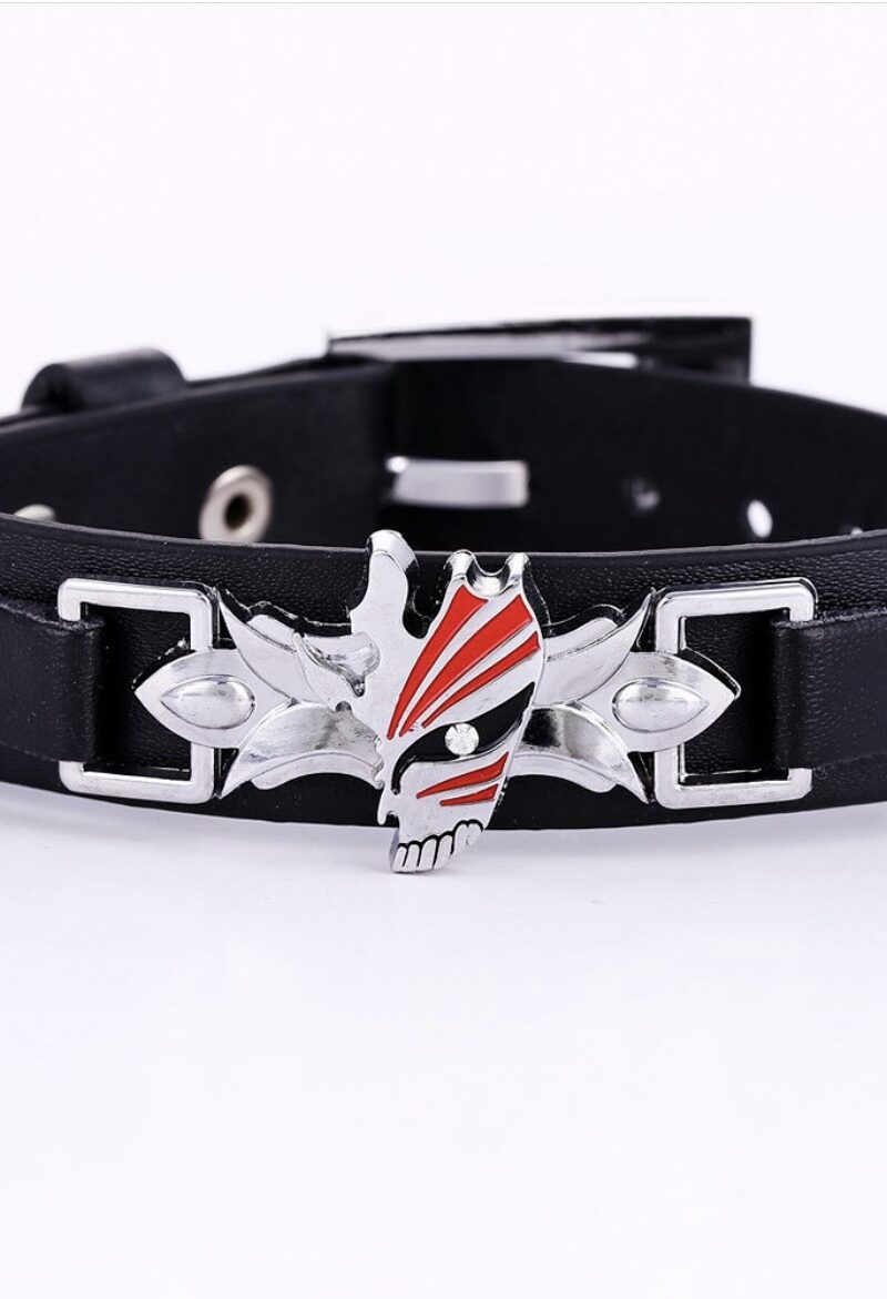 Bleach black leather Bracelet