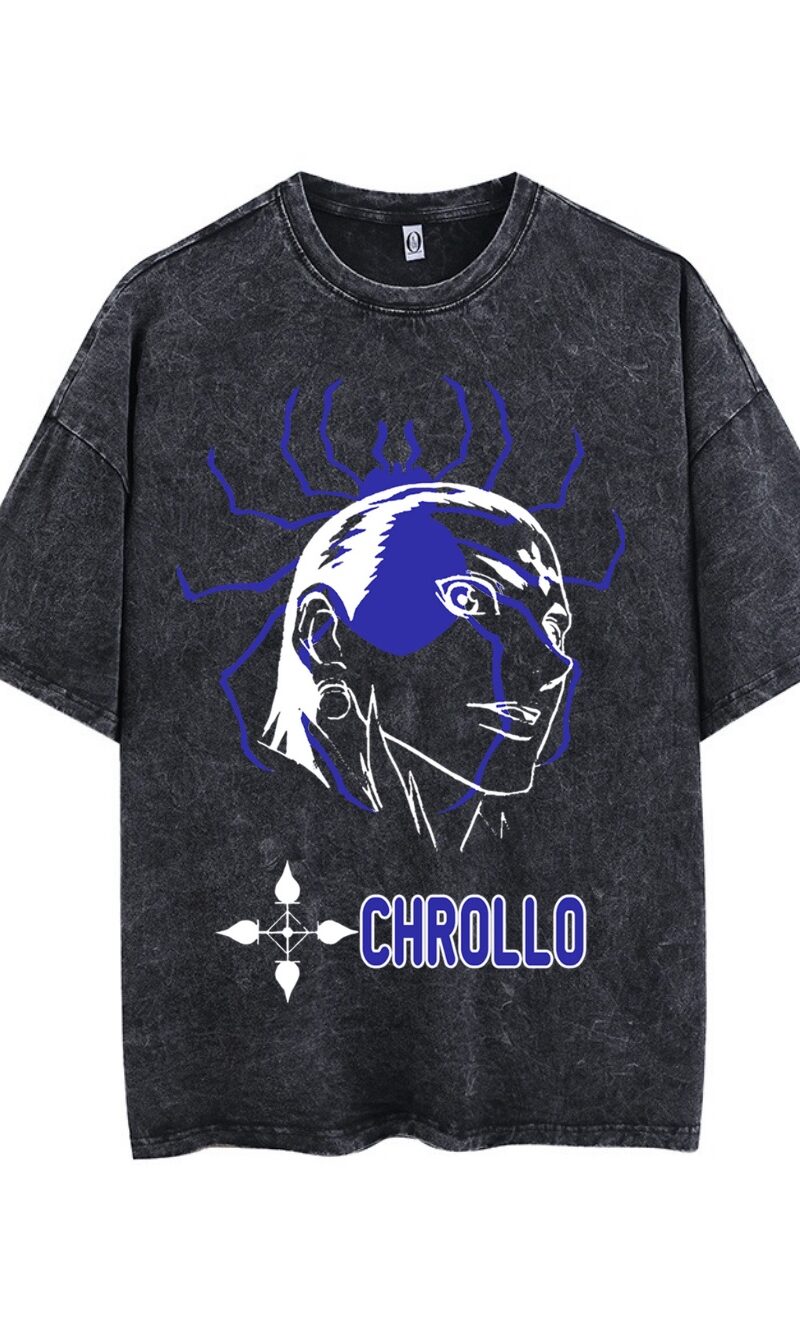 Chrollo Acid-Wash Tee