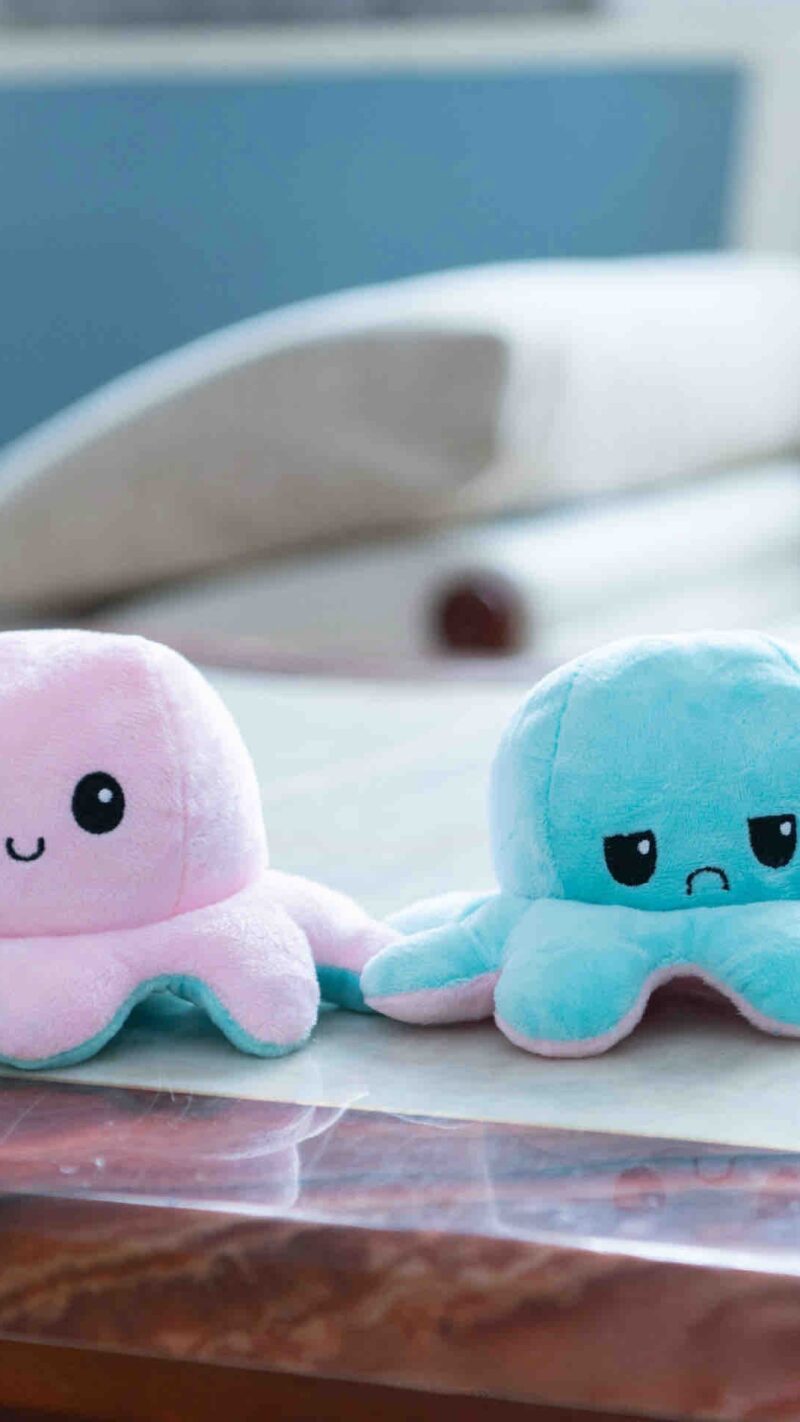 Flip 2-in-1 octopus plushie