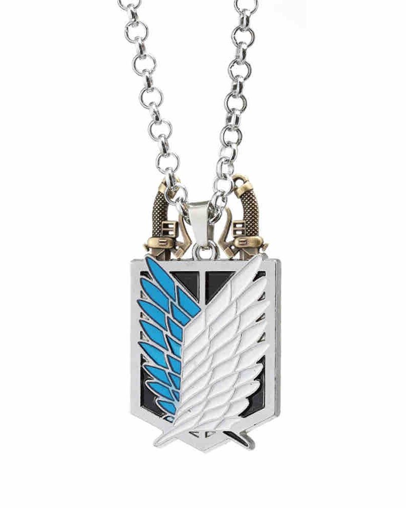 Wings of Freedom Detachable Swords Necklace