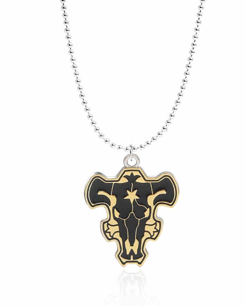 Black Clover Bull necklace