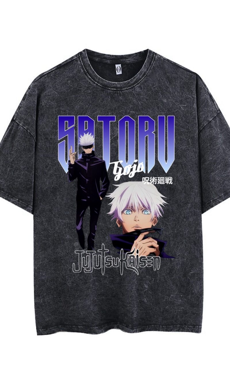 Gojo Satoru Acid Wash Tee