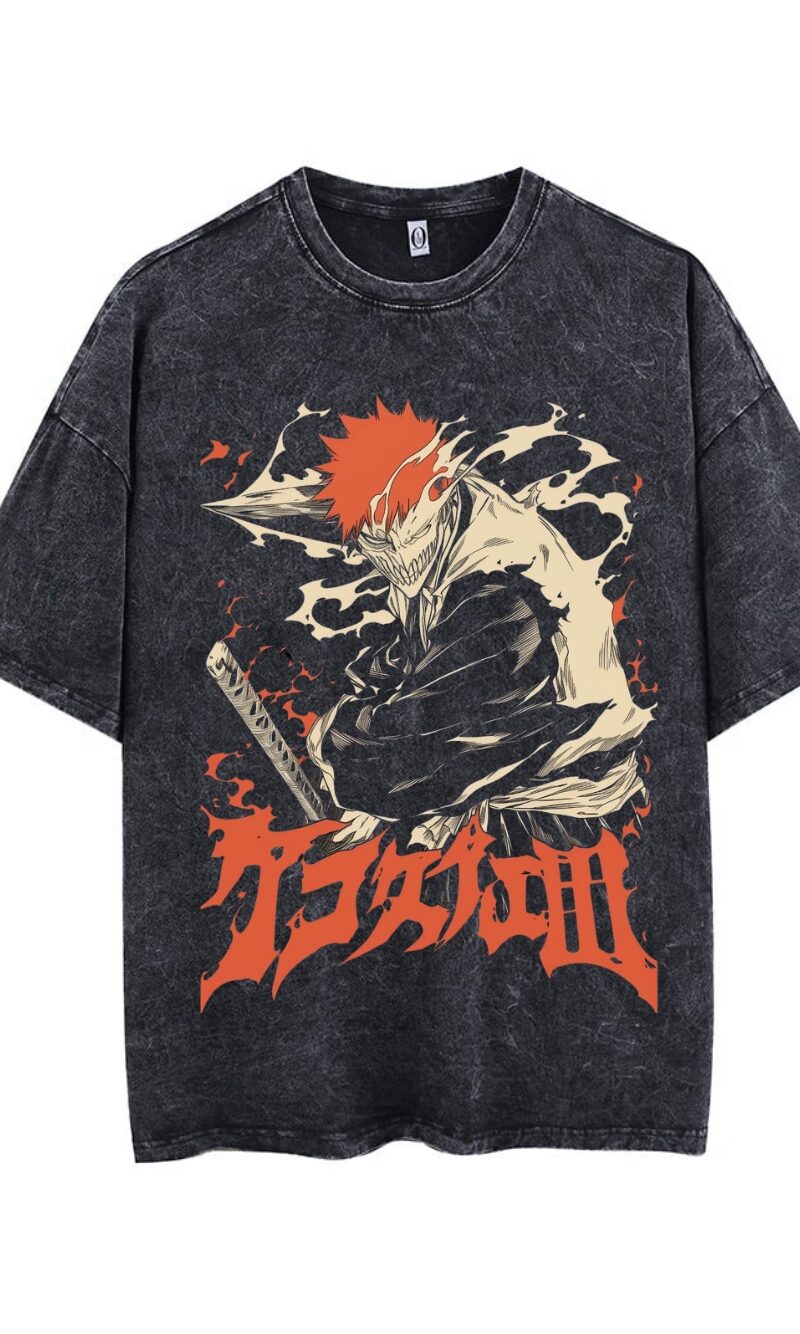 Hollowfied Ichigo Acid-Wash Tee