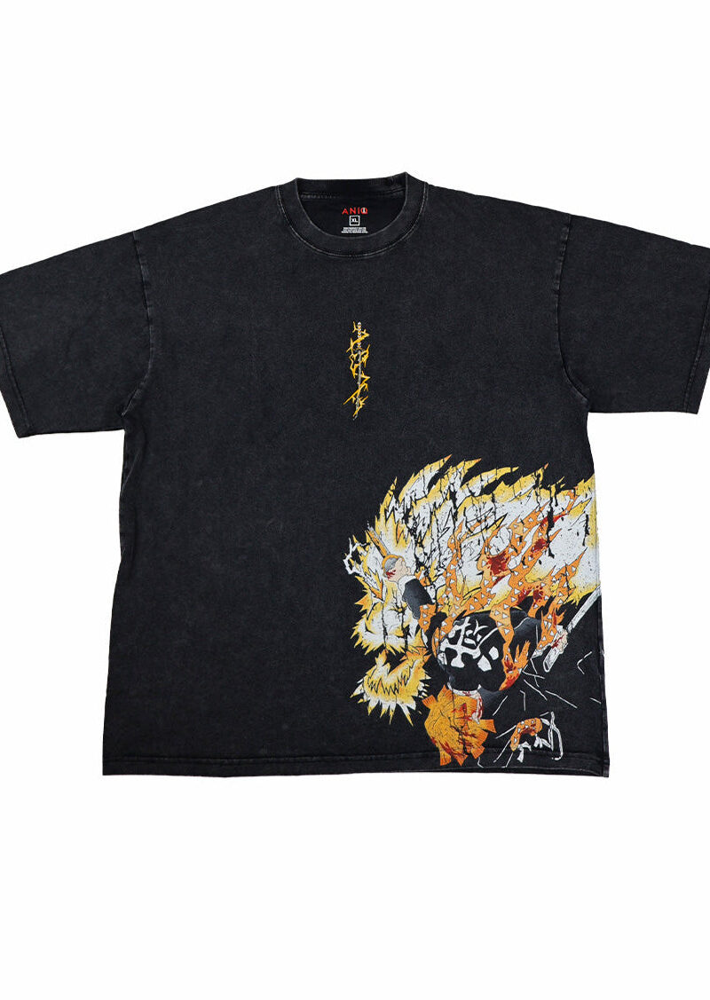 SEVENTH FORM ACID WASH TEE