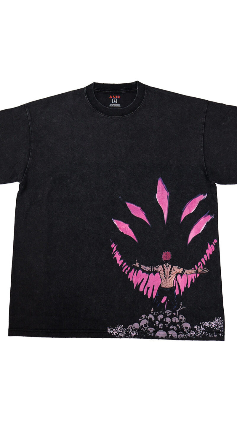 KING OF CURSES ACID WASH TEE
