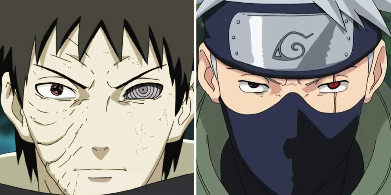Obito Uchiha and Kakashi Hatake in Naruto